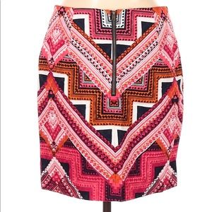 Merona Tribal Print Pencil Skirt